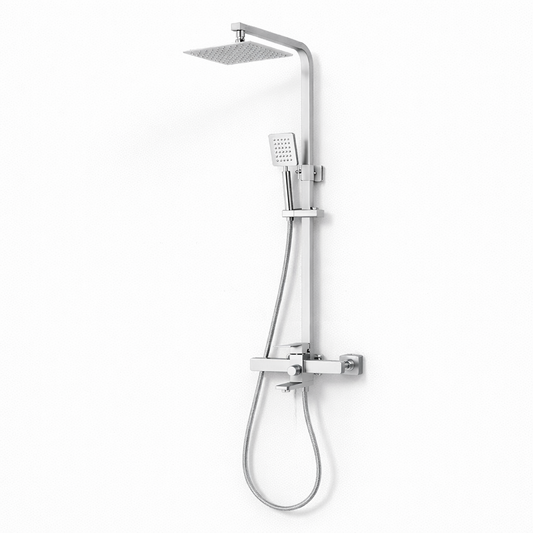 colonne de douche mirova rectangulaire - Argent